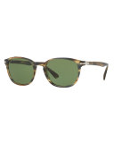 PO3148S Rectangular Acetate Sunglasses
