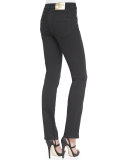 Five-Pocket Slim-Fit Jeans, Black