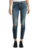 The Stiletto Distressed Skinny Jeans, Division Destroy