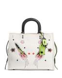 Rogue Rocket Leather Tote Bag, White