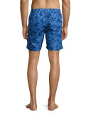 The Great Waves Swim Trunks, Royal Blue
