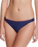 Stitch Tab-Side Swim Bottom, Navy