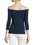 Off-the-Neckline Pullover