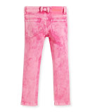 Soft Skinny Stretch Jeans, Pink, Size 4-8