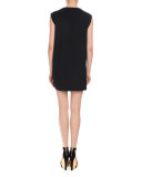 Sequined Cap-Sleeve Cocktail Dress, Multi