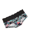 Dolce Floral-Print Boyshorts, Multi Pattern