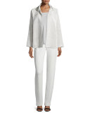 Zineb Jacquard Topper Jacket