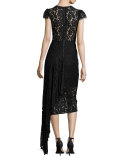 Margaret Asymmetric Lace Dress