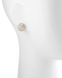 Diamond Serpent Stud Earrings, H/VS2, 2.19 TCW