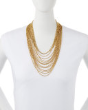 Leighton Multi-Strand Chain Necklace