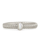 Primavera 18K White Gold Mother-of-Pearl Station Bracelet
