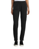 Pull-On Cargo Pants, Black