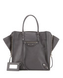 Papier A5 Zip Around Tote Bag, Gray