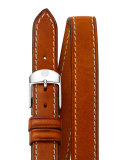 18mm Double-Wrap Leather Strap