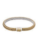 Classic Chain Gold & Silver Small Reversible Bracelet