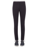 Franca Cropped Techno Pants, Navy