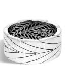 Modern Chain Sterling Silver Bangle