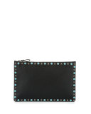 Rolling Rockstud Large Pouch, Black