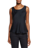 Scoop-Neck Slim-Fit Tank, Navy