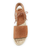 Samantha Suede Espadrille Sandal