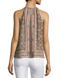 Bradie Printed Sleeveless Top
