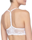 Feathers Front-Close Rackerback Bra