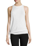 Meditation Racerback Tank Top, White