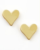 Gold Heart Earrings