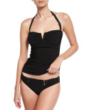 Bright Like A Diamond Bandini Swim Top, Black