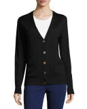 Madeline Relaxed V-Neck Merino Cardigan