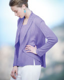 Textured Knit Tank, Wisteria, Petite 