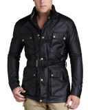 Roadmaster Belted Jacket, Black