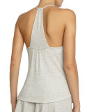 Bailey T-Back Camisole, Marble Gray