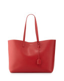 Large Shopping Tote Bag, Red