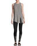 Gradient High-Rise Performance Leggings, Black