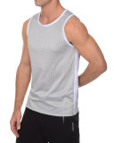 Mesh Muscle Tank, Gray