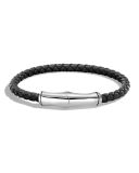 Men's 5mm Bamboo Woven Leather Bracelet