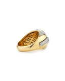 18k Gold Diamond Sun Ray Ring