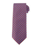 Neat Square Printed Silk Tie