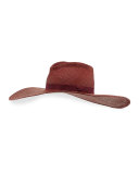 The Daphne Straw Panama Sun Hat, Eggplant