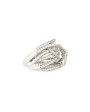 Forget Me Knot Barbed Diamond Ring, Size 7