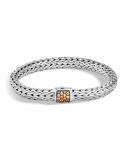 Classic Chain Medium Pavé Pusher Clasp Bracelet 