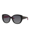 Lady 1 Oversized Cat-Eye Sunglasses