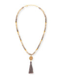 Shanti Moonstone and Agate Necklace