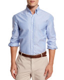 Oxford Button-Down Sport Shirt, Blue