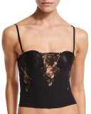 Lace Story Corset, Black