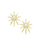 Rogan Pearly Sunburst Earrings