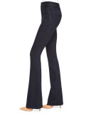 High-Waist Flared Denim Pants