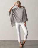 Striped Reversible Poncho, Moon