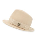 Leonard Trilby Hat w/Unicorn Bow